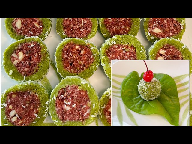 Paan Ladoo | Paan Coconut Mithai | Betel Leaf Coconut Sweet