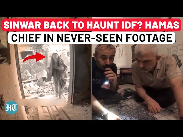 IDF To Lose Sleep? Sinwar’s Never-Seen Footage Emerges | Hamas Boss Leads Fighters in Final Battle