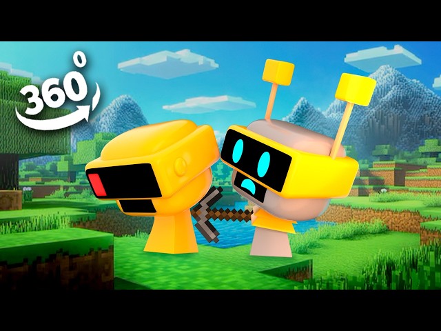 Fun Bot & Garnold Having Fun - Incredibox Sprunki in 360 Minecraft