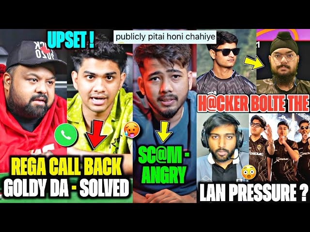 *PUBLICLY PITAI* - Scout ANGRY😡 Rega CALL GoldyBhai - CLEAR!🤯 Punk LAN Pressure?😱 Ninjaboi H@cker ?😳