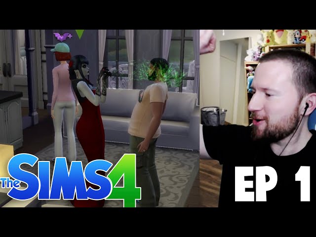 100 baby challenge but I'm a VAMPIRE (The Sims Ep 1)