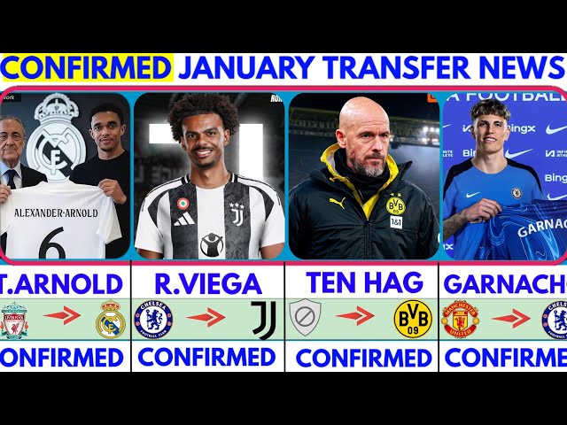 🚨THE LATEST CONFIRMED TRANSFER NEWS AND RUMOURS TRANSFERS WINTER 2025|Viega✔️Garnacho✔️Ten hag✔️Gar.