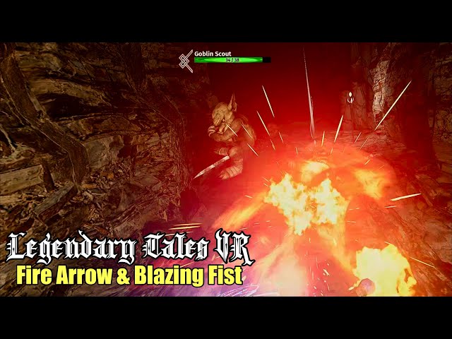 Fire Arrow and Blazing Fist in Legendary Tales on PSVR2