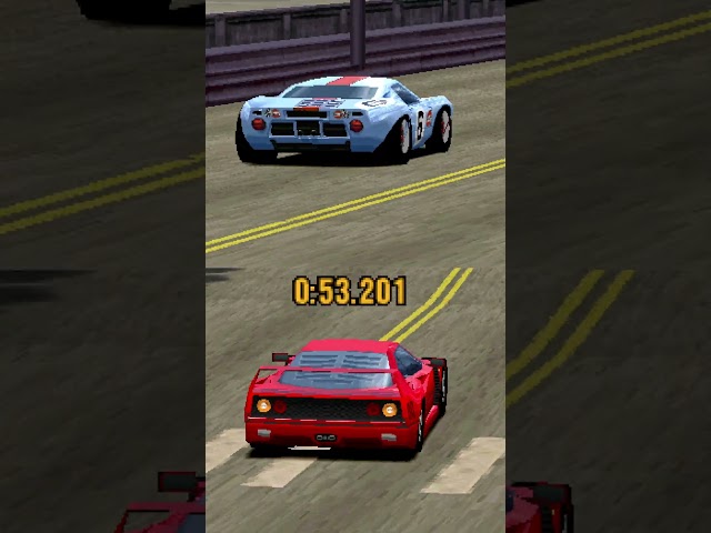 Ferrari F40 Vs Ford GT40 Race Car On Gran Turismo 2! (A-Spec Mod Project V1.2)