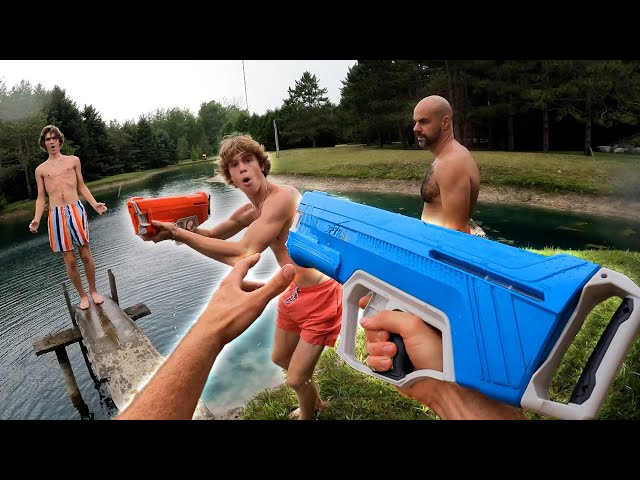 EPIC PUMP WATER GUN! Spyra LX!