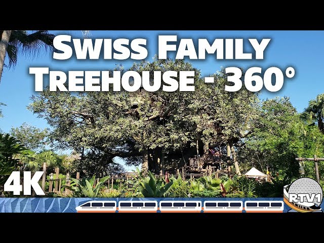 Swiss Family Robinson Treehouse - 360° 4K - Full Tour - Disney's Magic Kingdom