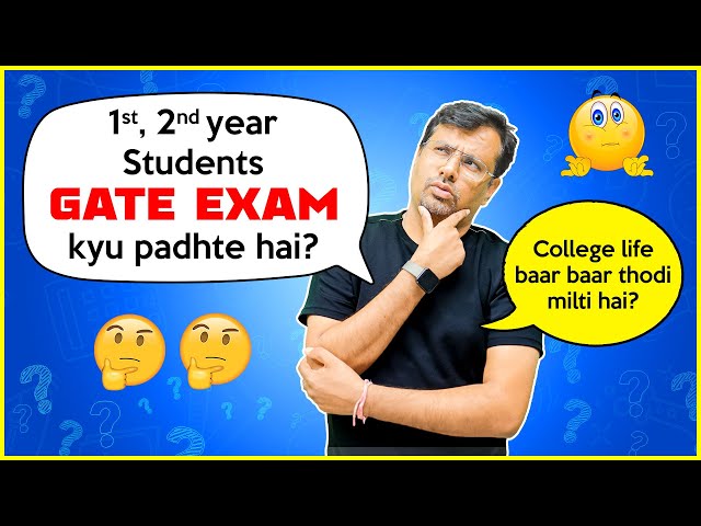 GATE Exam In 1st Year? 😱 - Mythbusters By GP Sir