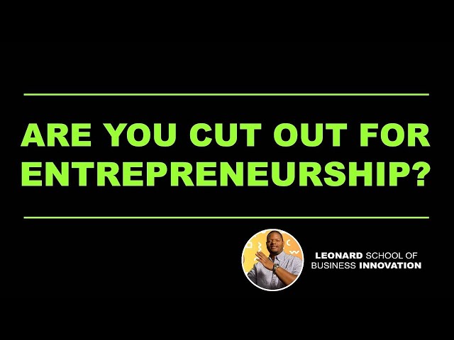 ENTREPRENEUR MINDSET: Are You Cut Out For Entrepreneurship?