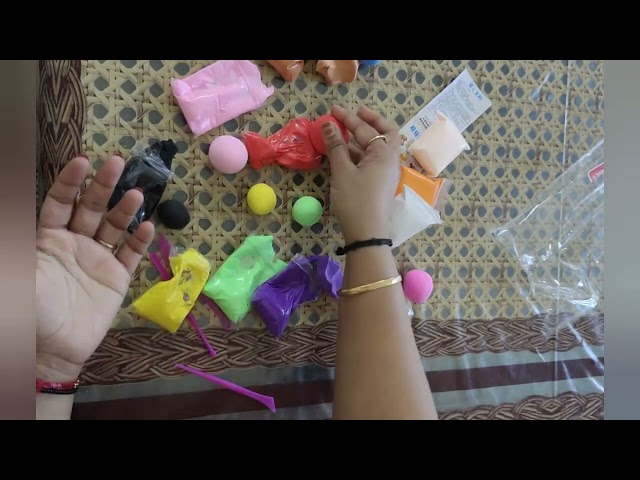 AIR DRY CLAY UNBOXING | LIKE A SLIME | 12 PC @55 | LIGHT CLAY | TRULY SATISFYING | DAILY ESSENTIALS