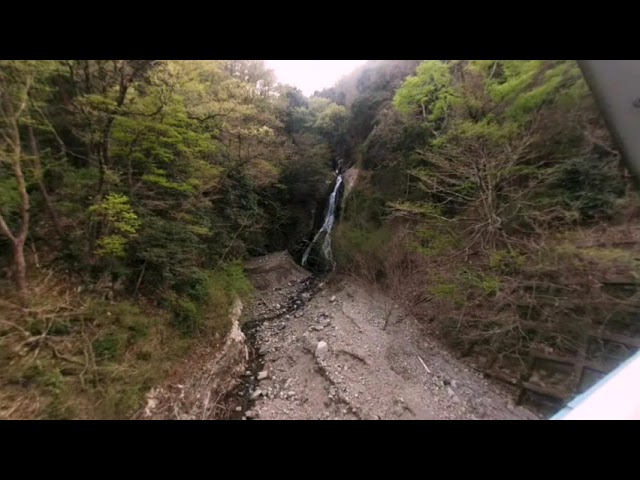 【VR180】環境音　宮ケ瀬ダム・大沢の滝 　Environmental sound  Osawa waterfall