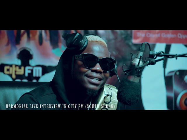 Harmonize Live Interview In City Fm (SOUTH SUDAN)