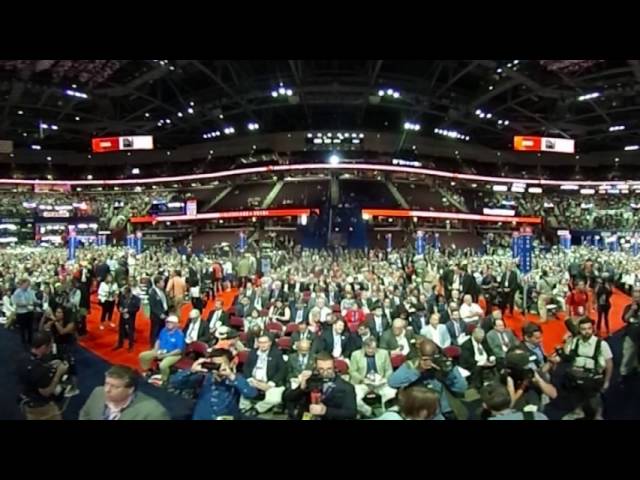 360 degree video: RNC vote ends in boos for McConnell