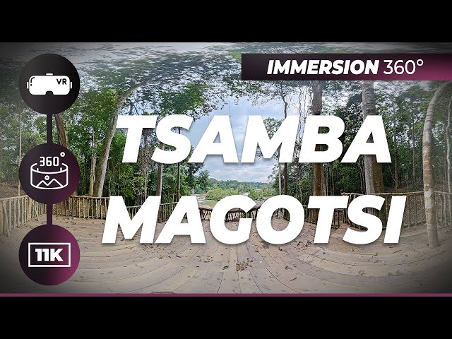 Video 360 immersive 8K VR| Gabon Site Touristique Tsamba Magotsi