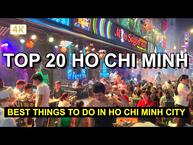 20 things to do in Ho Chi Minh city, Vietnam | Vietnam Travel 2023 【🇻🇳4K】