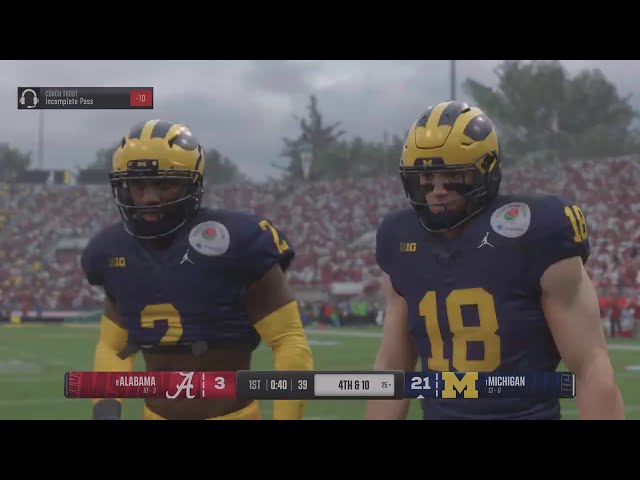 EA SPORTS™ College Football 25, Alabama Vs Michigan Wolverines