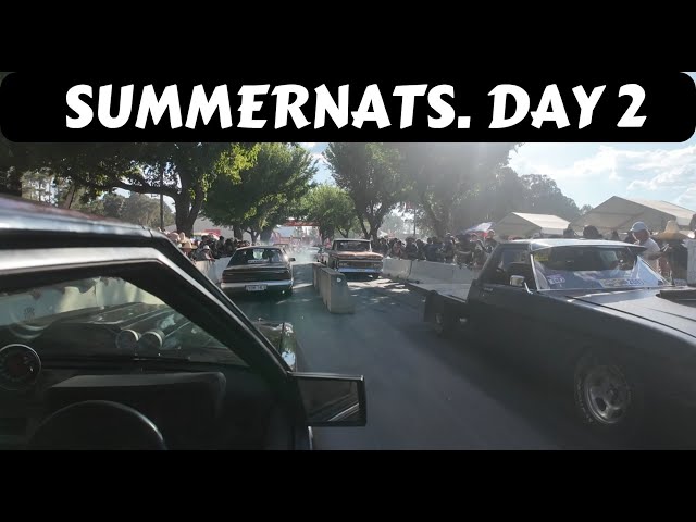 Cruising, Show Cars and Burnouts at Summernats 37- Day 2.