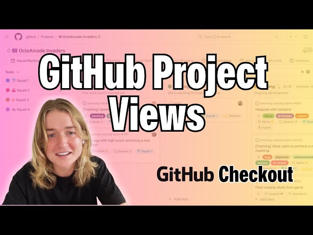 Learn how to use Project Views - GitHub Checkout