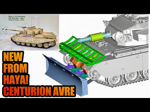 RC TANK THE NEW HAYA CENTURION AVRE FV4003 SNEAK PREVIEW & IDF SHOT KAL ‘ALEF’ 1973 👍🙂