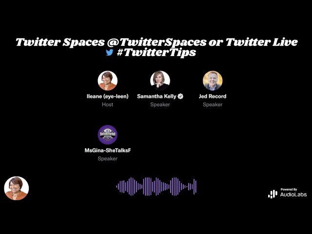 Twitter Spaces or Twitter Live [Audio]