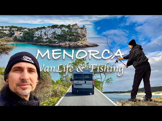 With the camper to Menorca & fishing in paradise 🎣🏝️ VanLife