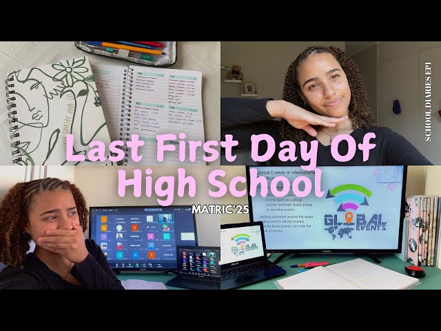 Last First Day Of High School💗📚 | 𝓢𝓒𝓗𝓞𝓞𝓛 𝓓𝓘𝓐𝓡𝓘𝓔𝓢 𝓔𝓟1 | South African Youtuber