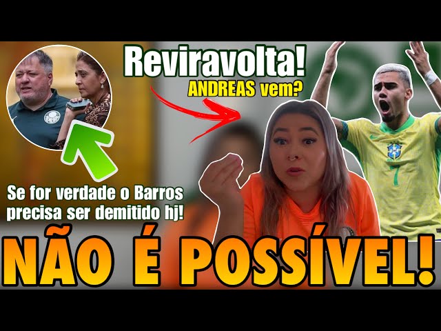 ⚠️ SE ISSO FOR VERDADE O BARROS PRECISA SER DEMITIDO HOJE! REVIRAVOLTA NO CASO ANDREAS E DETALHES!