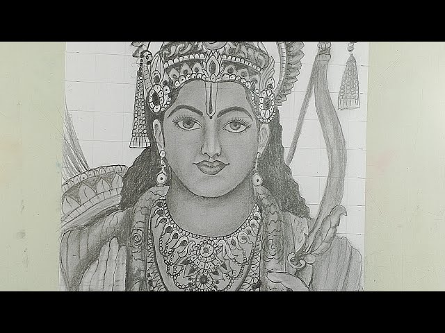 Shree ram ji drawing easy // how to draw// Live Stream 😀