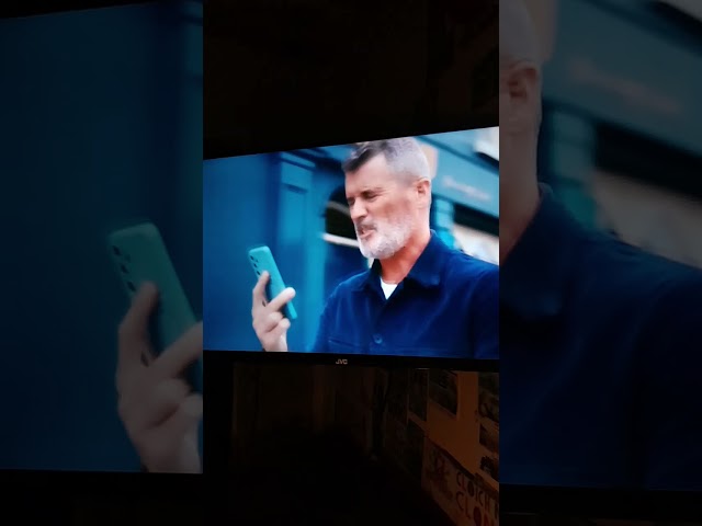 Sky Mobile advertisement on TV featuring Roy Keane