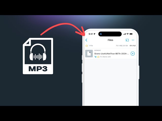 How to manually add an mp3 or audiobook to your podcast listening app