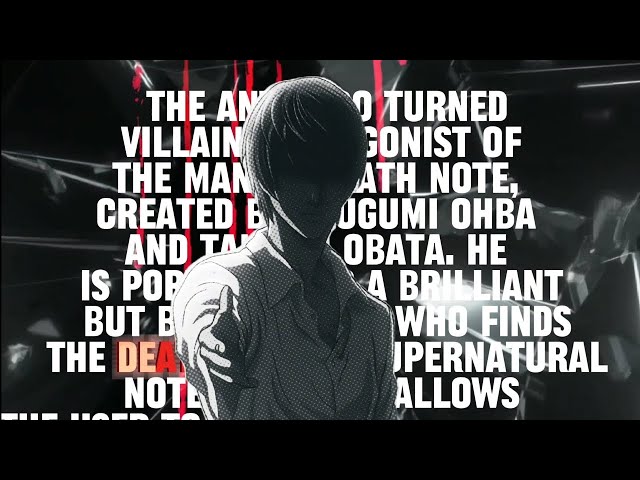 Death Note - Light Yagami symbiote style Edit #fyi