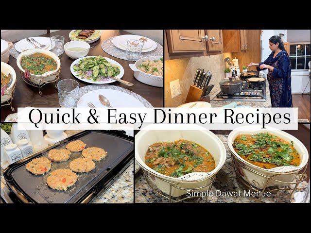 Quick & Easy *DINNER RECIPES* For Guests🌱SIMPLE DINNER MENUE 🌿