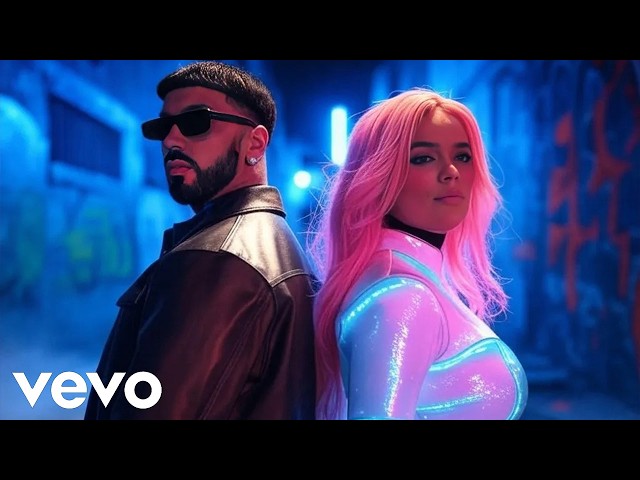 KAROL G x ANUEL AA - Un Besito Remix (official video)