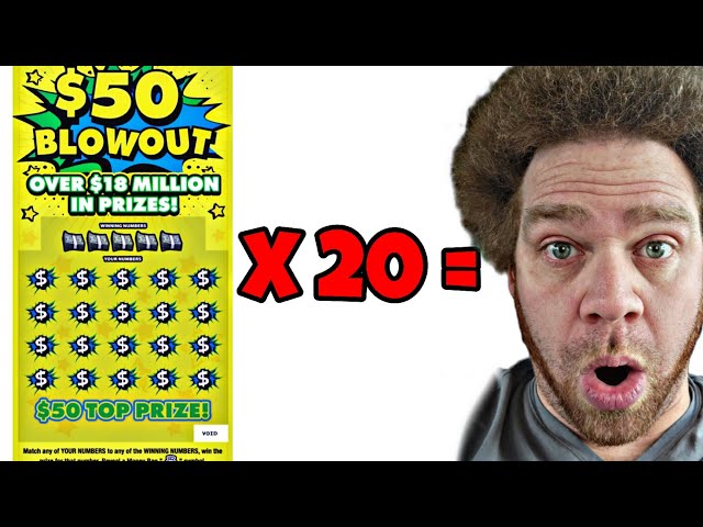 BRAND NEW $50 BLOWOUT LOTTERY TICKETS!