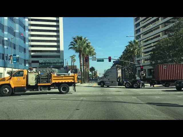 62 Driving Downtown   West Los Angeles 4K   USA