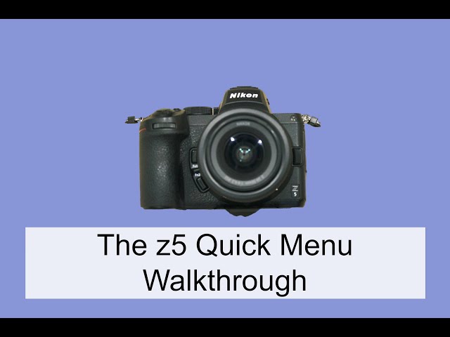 The Z5 Quick Menu Walkthrough