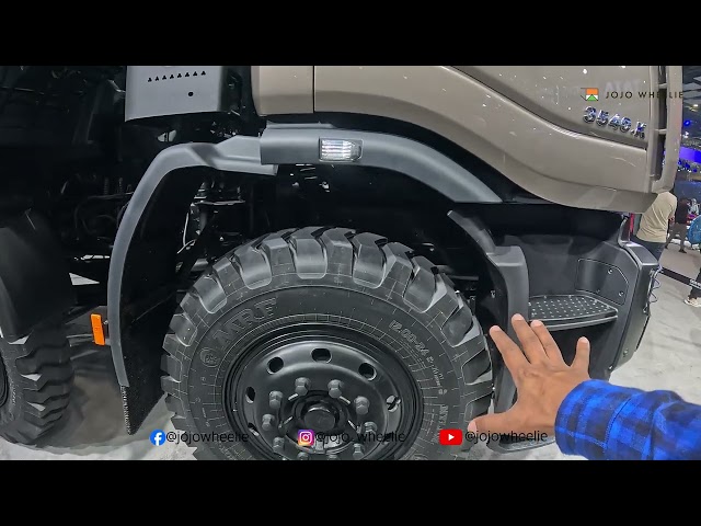 Tata Prima 3540K Autoshift automatic tipper with ADAS truck launched |  Bharat Mobility Expo 2025