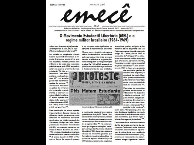 O Movimento Estudantil Libertário (1967-1969) na ditadura militar brasileira