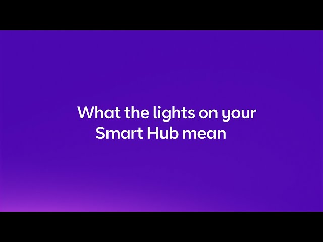 What the lights on your BT Smart Hub mean