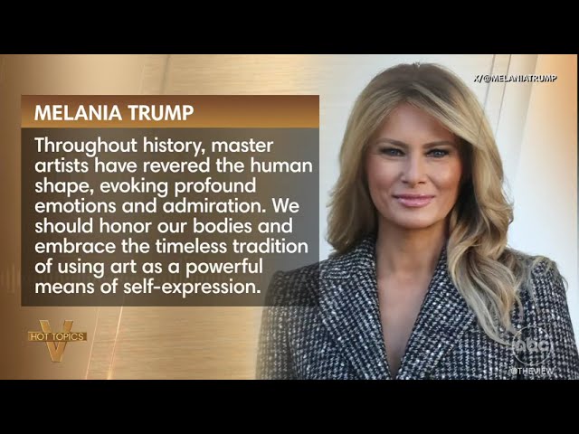 Melania: I Stand Behind Nude Modeling Work | The View