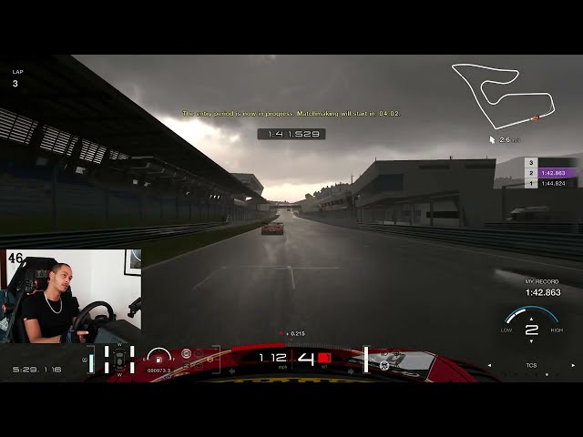 Hamilton @ Red Bull Ring in the wet!! In a Ferrari!!