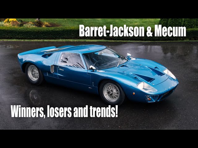 Barret-Jackson & Mecum 2025 auction winners, losers and trends!