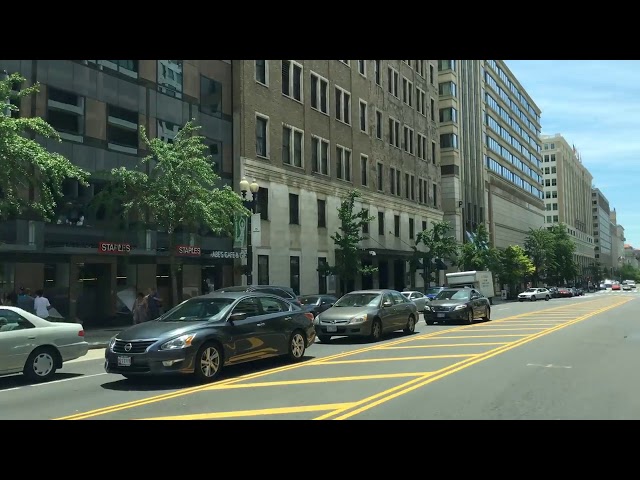 17 Driving Downtown   Washington DC 4K   USA