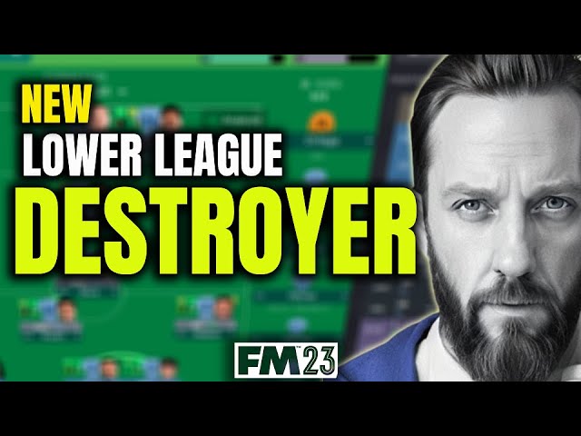 THE BEST LOWER LEAGUE TACTIC.. | Football Manager 2023