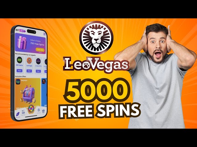 Leovegas Online Casino - Claim 5000 FREE SPINS and NO deposit Casino BONUS with BETLIST #leovegas