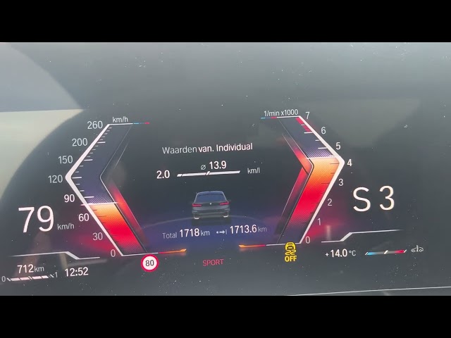 BMW X1 18i U11 2023 136HP acceleration 0-100km