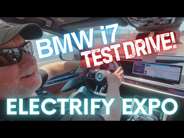 BMW i7 Electrify Expo test drive - All Electric Luxury