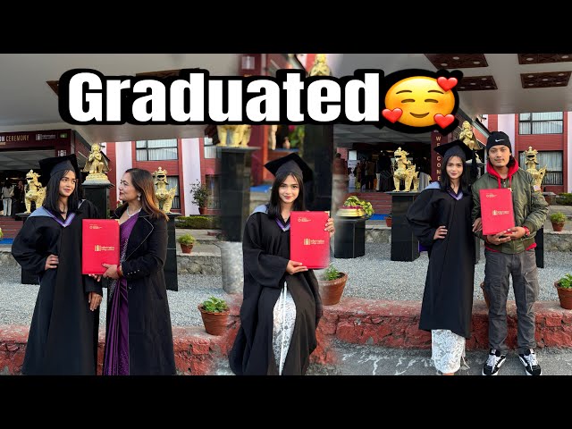 🥹Finally graduated 👩‍🎓 AMA CHORI KO guff😄