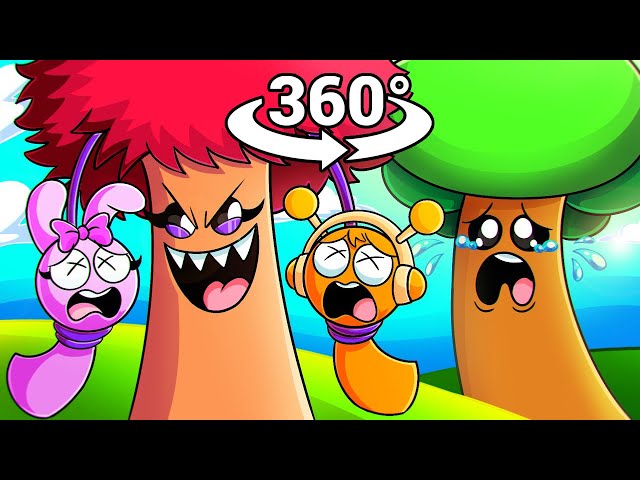 360º VR MR.TREE'S EVIL TWIN SISTER? Incredibox Sprunki Animation