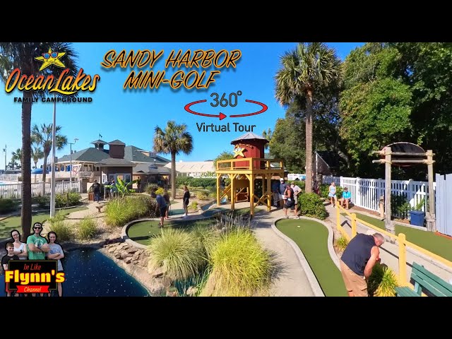 Ocean Lakes Sandy Harbor Mini Golf [4K 360]