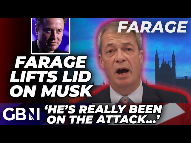 Nigel Farage BREAKS SILENCE On Elon Musk Revealing Tommy Robinson STANCE Amid Grooming Gangs Row